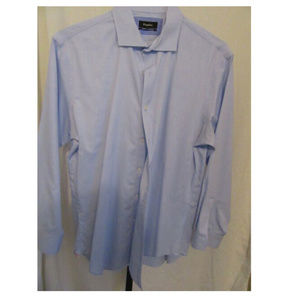 Men’s Pre-owned Esquire Blue Dress Slim Fit Shirt